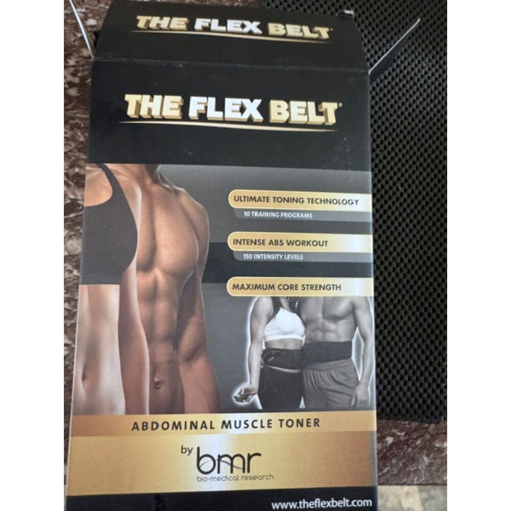 The Flex Belt BMR Abdominal Muscle Toner Core EMS Fitness Abs Trainer